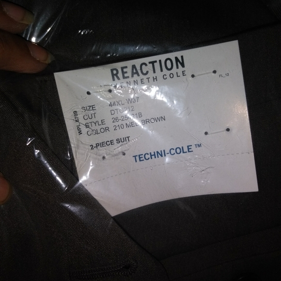 🎆 BLACK FRIDAY DEAL🎆44XL 32" INSEAM-Kenneth Cole Reaction BIG & TALL Flex Suit - Picture 3 of 13